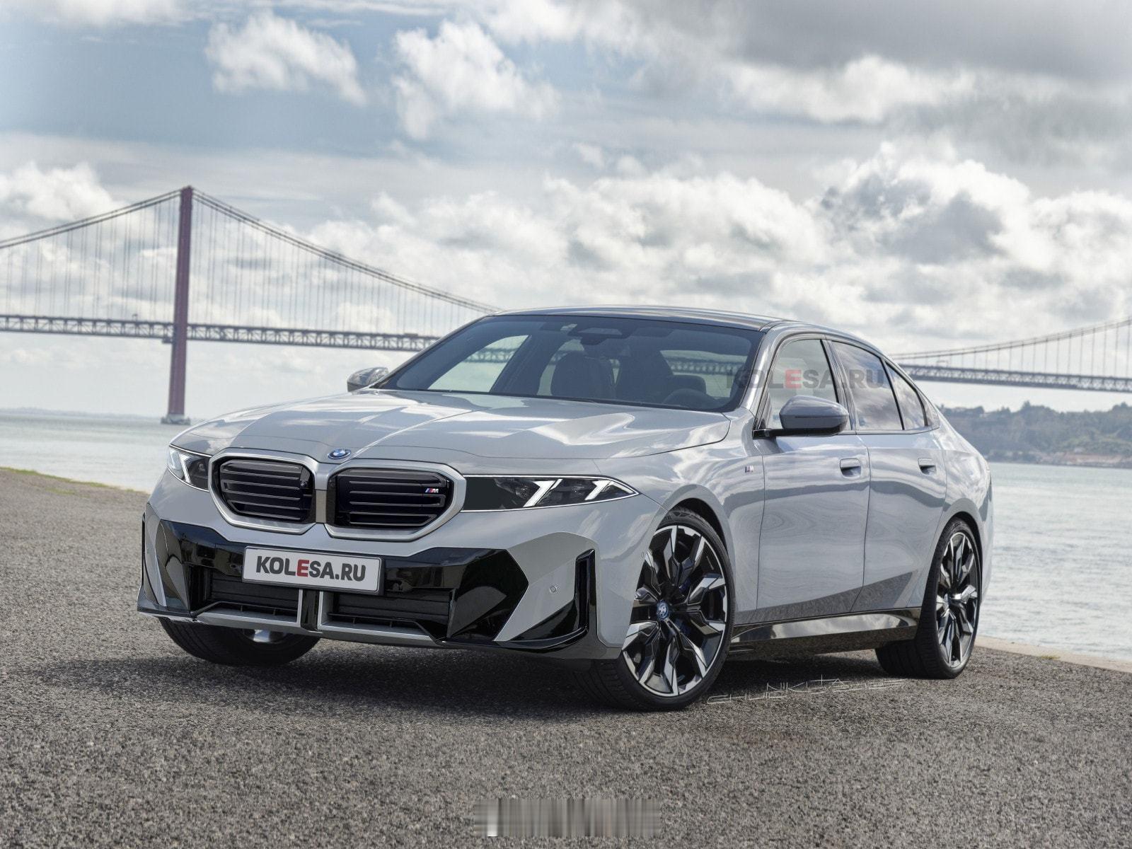 宝马中期改款宝马5系渲染效果图【新车渲染】中期改款宝马5系渲染效果图，大家觉得