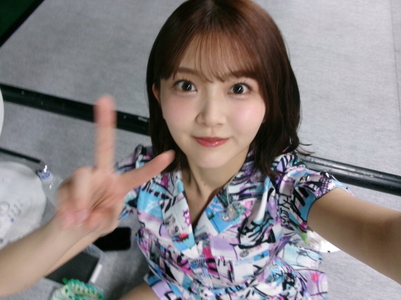 山下葉留花「今回のライブは、終演後会場の撮影がOKだったのでその写真ともに投稿し