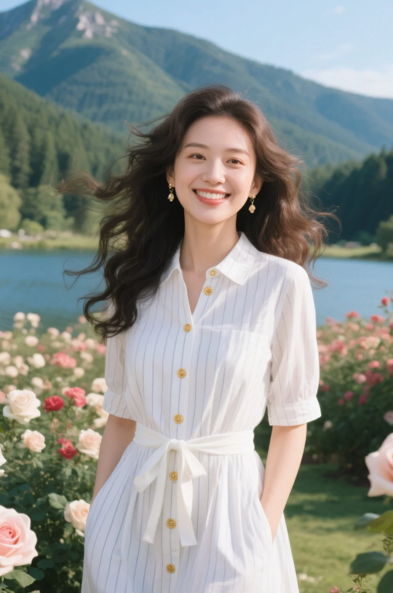 没有浓妆，没有特效，却美得让人心动