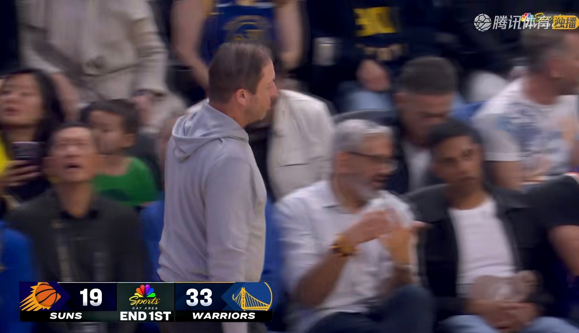 看样子勇士把气撒在太阳身上了​​​