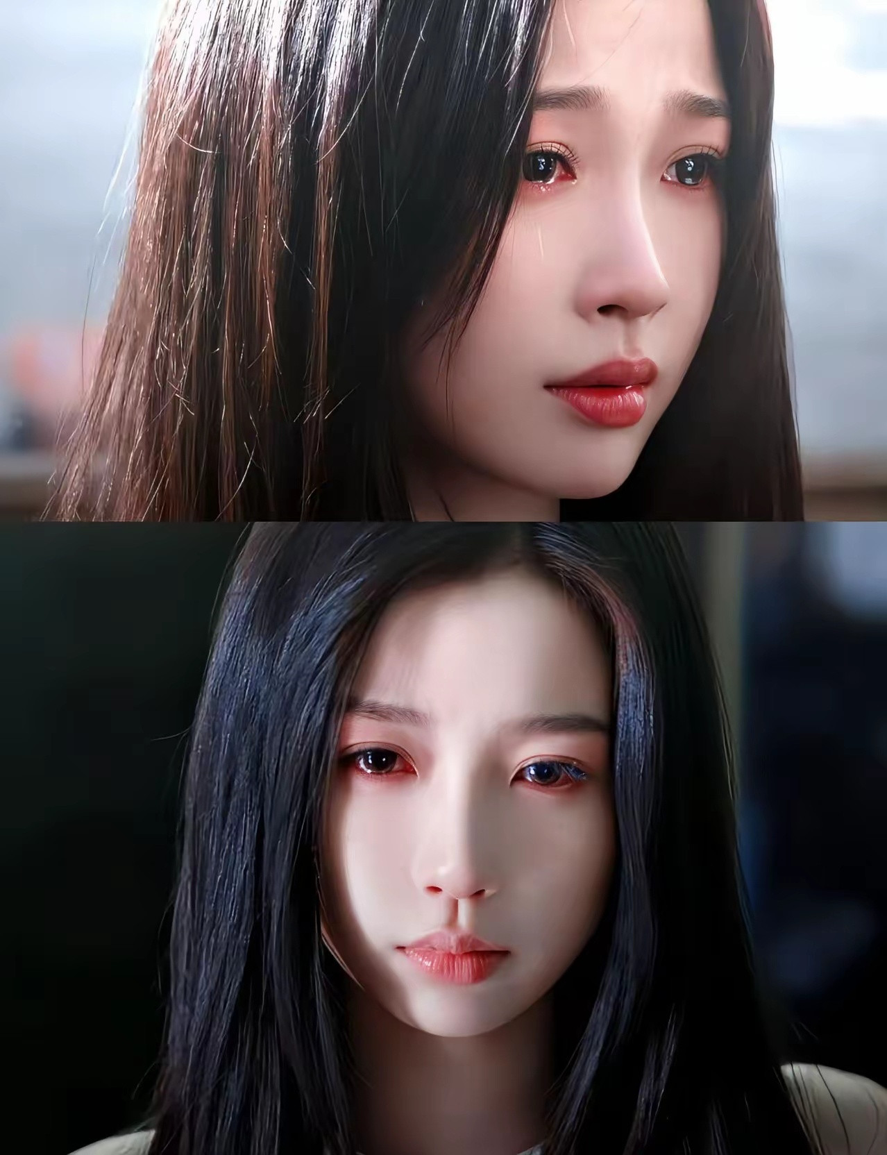 为什么她的眼睛又冷又萌？！虞书欣真的就是小表情的神！！！！太灵动了！！那些表情只