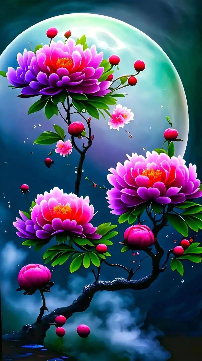 下联：花好月圆几度圆赏析：这幅对联的下联“花好月圆几度圆”与上联“金风玉露喜