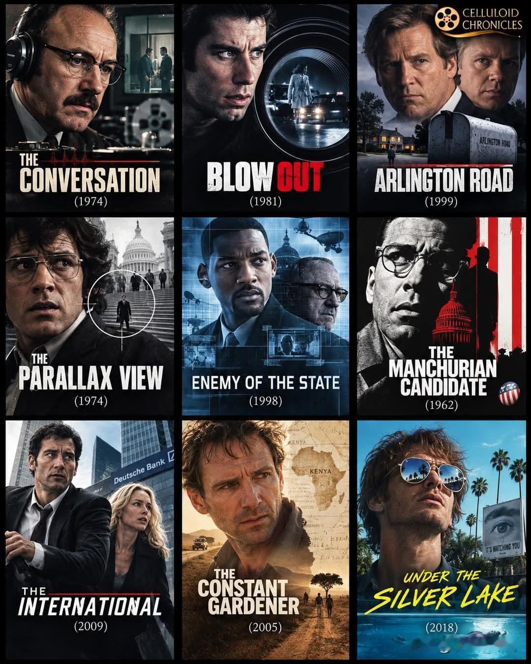 🕵️‍♂️🎬被低估的阴谋惊悚片——9部电影，一切表象皆为假象秘密组织