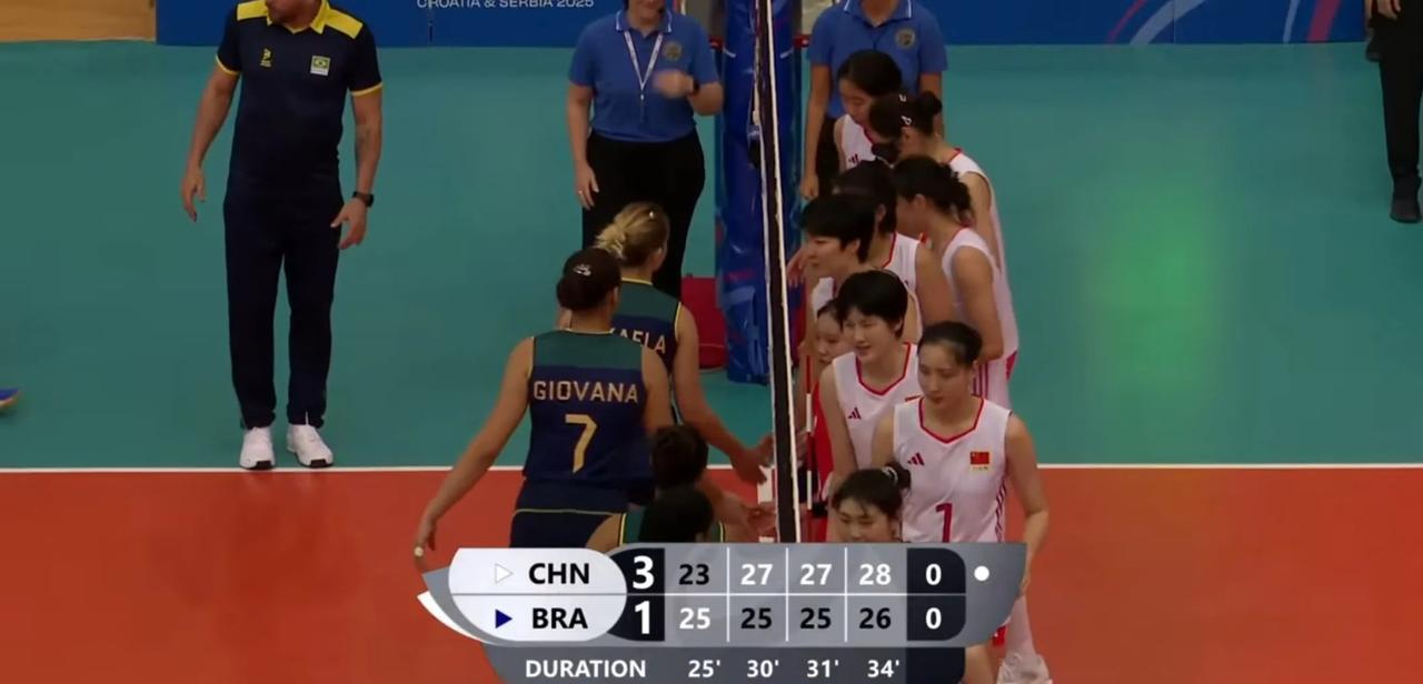 U19中国女排3-1力克巴西完成自我救赎，不得袁志重用的曹烨轩21分斩获得分王，