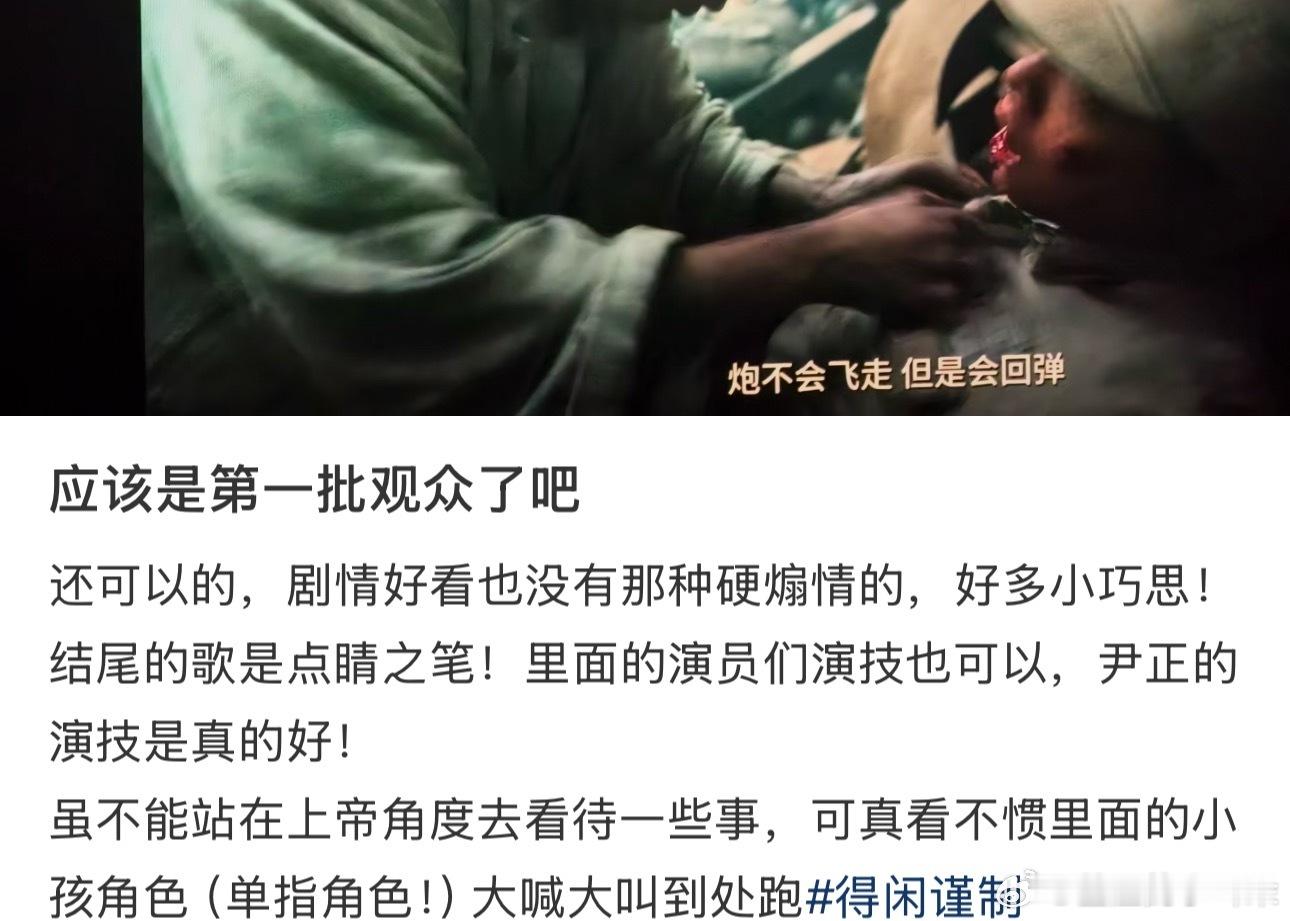 在粉丝淹没的repo中，我扒拉出一个路人对《得闲谨制》的评价。“剧情完整度很高，
