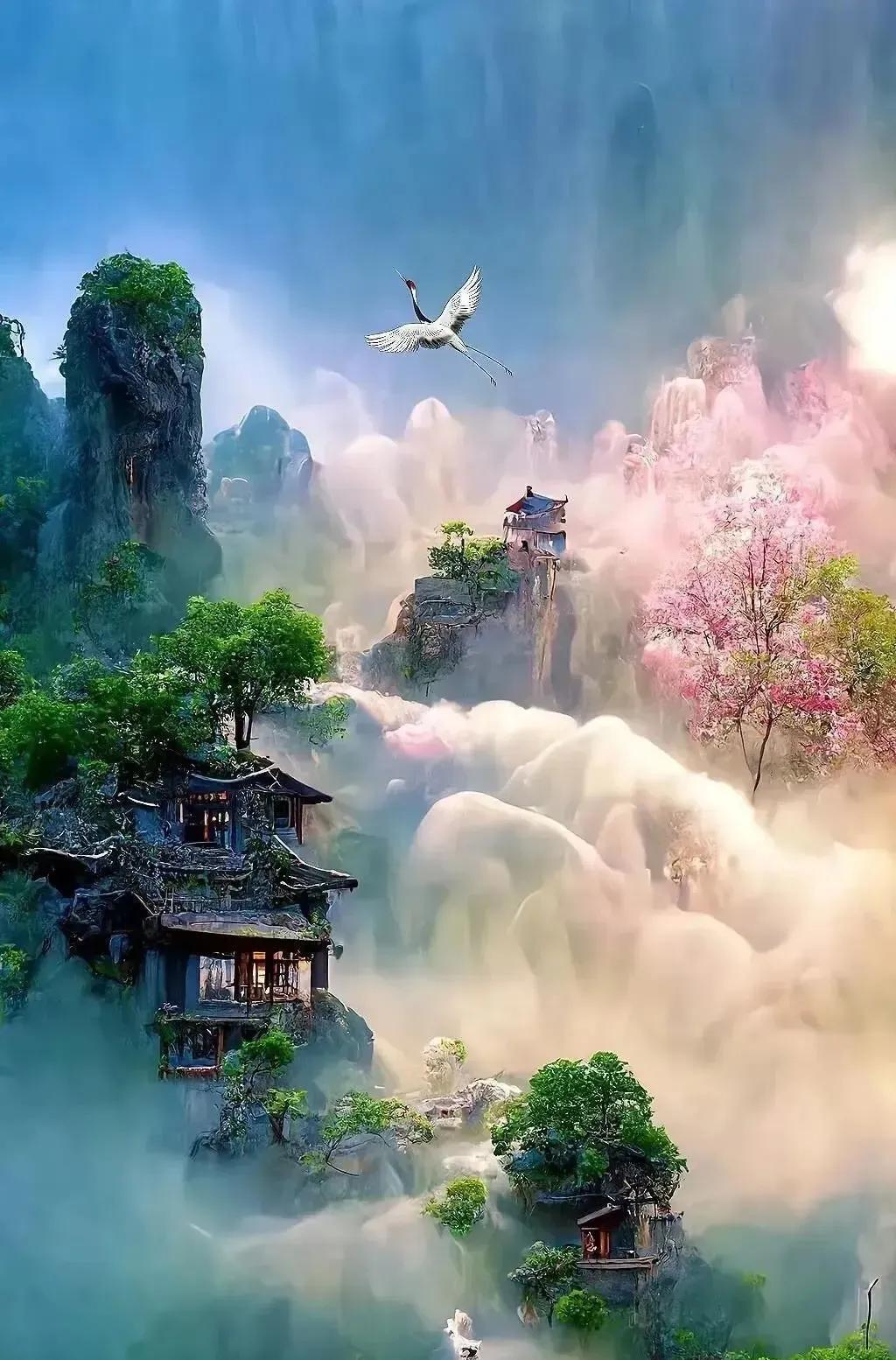 深情向往。。。无人烟，云淡淡，水清清，情悠悠。享受弧独，无声与自然做伴的地方。。