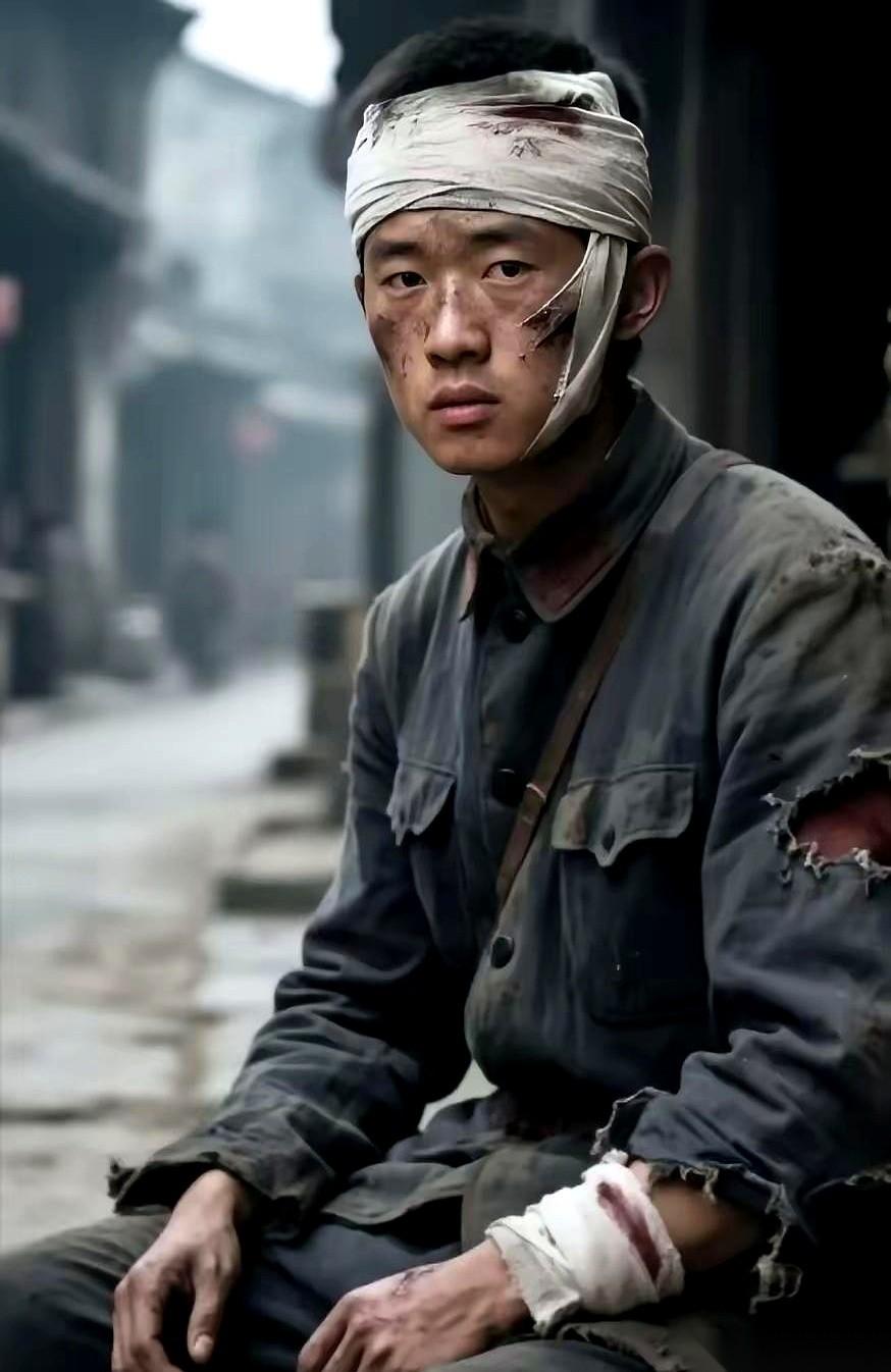 一个国民党兵，走到一个红军乞丐面前，上下打量了一眼，压低声音说：“你就在这儿，