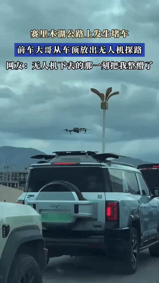 “彻底解释不清了！”新疆，一男子驾车去赛里木湖旅游，没想到高速堵车了，后车司机大