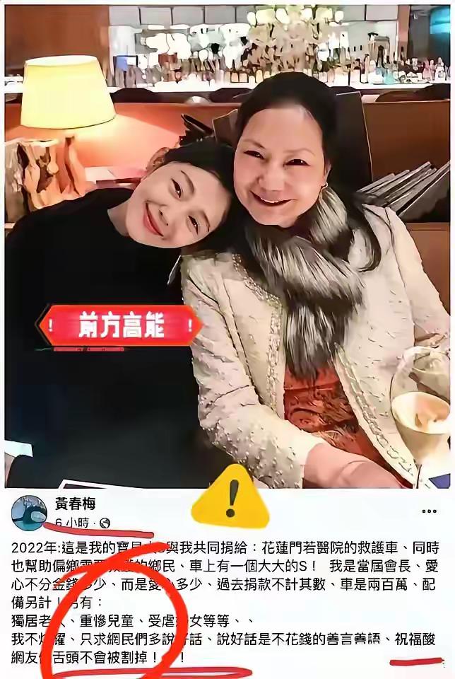 大S的孩子，小梅照顾得挺好的，学习，饮食，人家都很到位。小梅的妈妈也经常帮忙，过