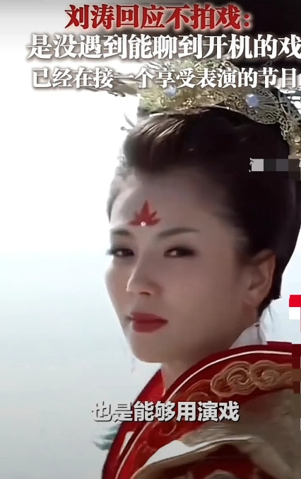 我有预感，刘涛大概率不会再拍戏了不是她退休了，也不是她没戏可接，而是她对
