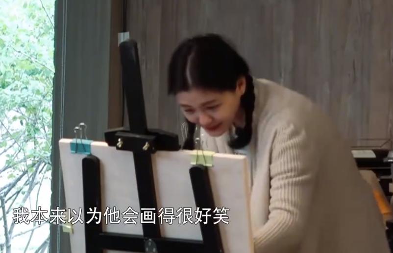 看汪小菲画的大s，在看大s画的汪小菲，才发现两个人离婚的真相！在《幸福三重奏