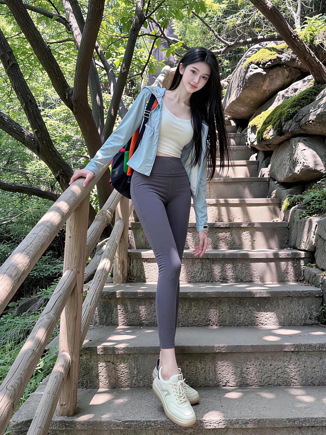 如果让你背着她爬泰山，下来就做你女朋友。你敢挑战吗？