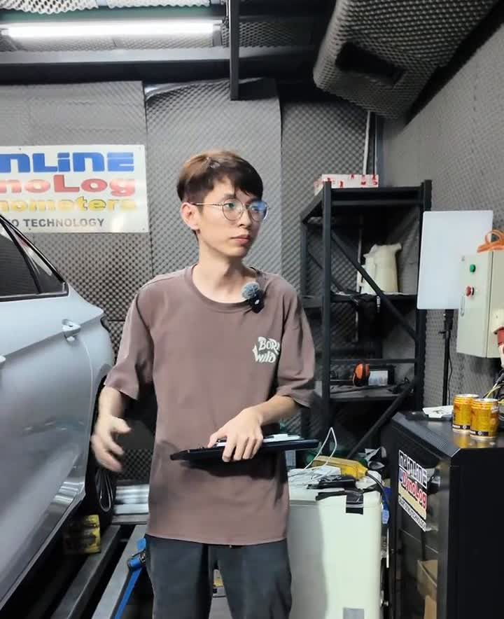 这台艾瑞泽8来的时候是全原装的状态，在mainline马力机上面拉出来是190匹