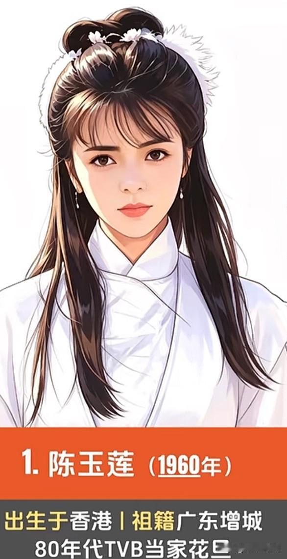 80年代被称“无线五丽人”5位女星现状当年惊艳几代人的TVB美人，如今各自