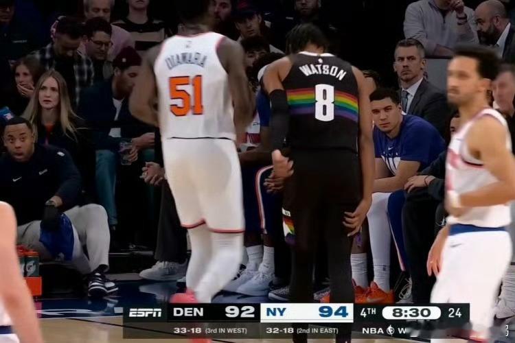 掘金又遭重创！就在今天，掘金锋线佩顿沃特森被诊断为左腿筋二级拉伤，他将在四周后接