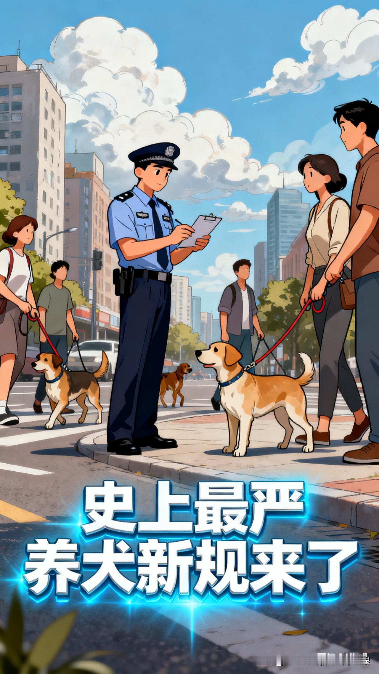 2026养犬新规：不拴绳直接拘留！这些事千万别再干明年1月1日起，养狗再也