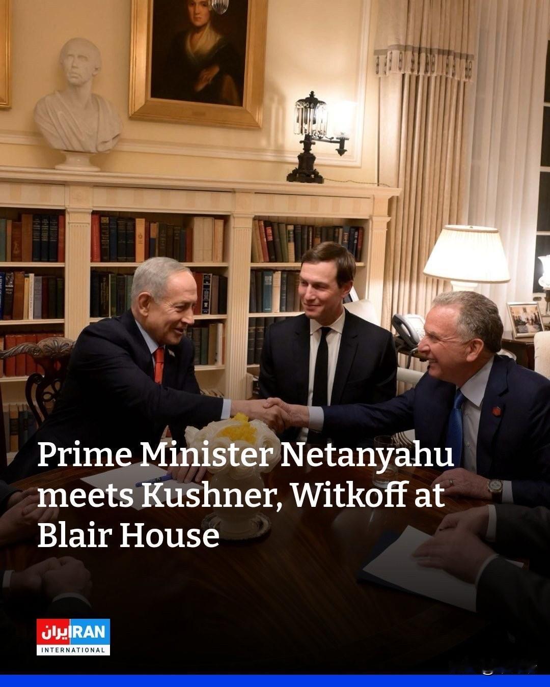 据《犹太内幕》记者在X上发布消息称，以色列总理本杰明·内塔尼亚胡在与特朗普总