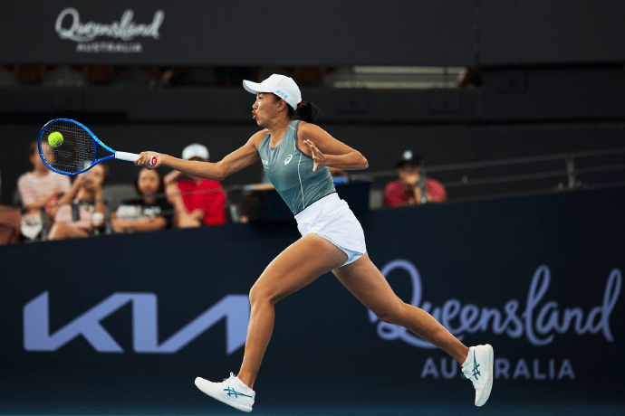 WTA布里斯班站: 张帅0-2不敌莱巴金娜, 止步女单次轮