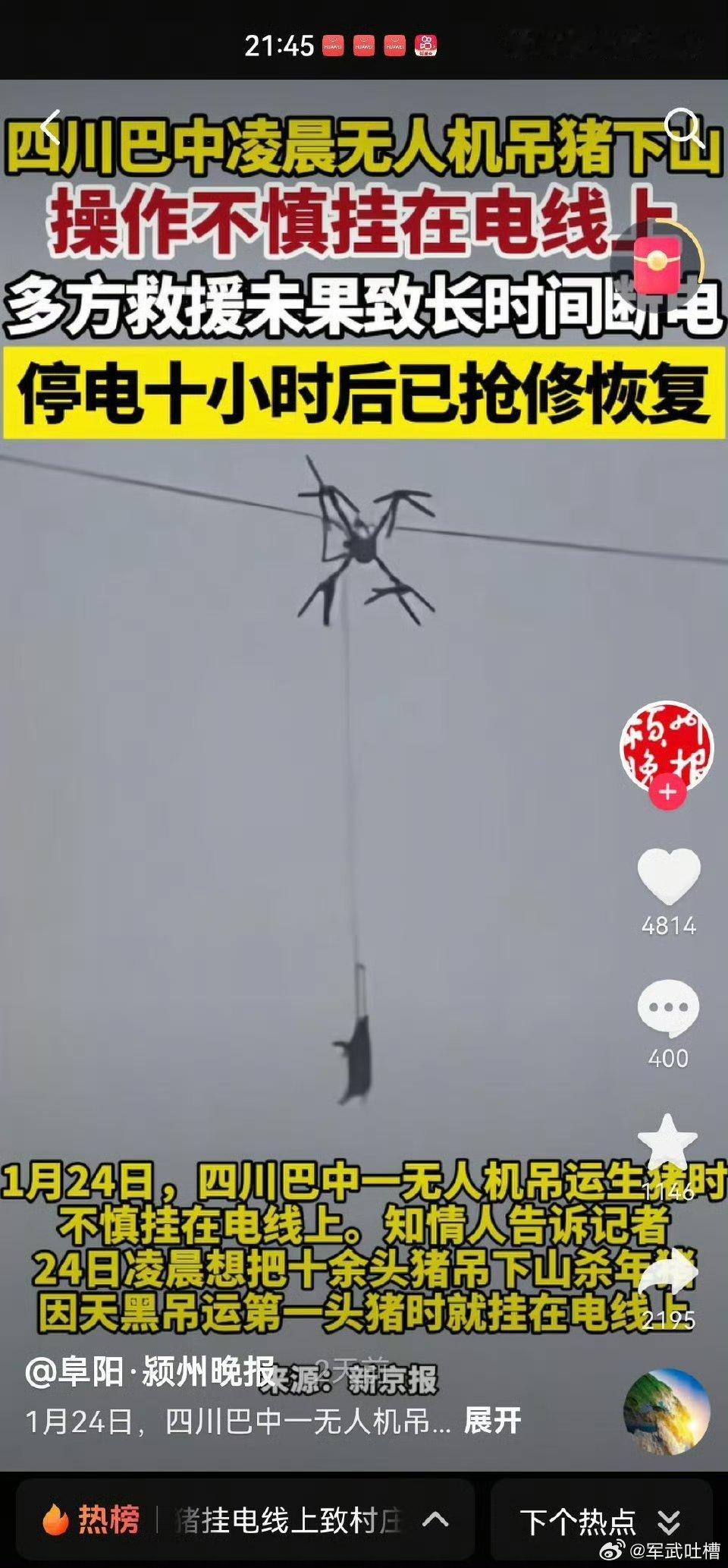 美国为救麻雀全国停电是假中国为救肥猪全村停电是真