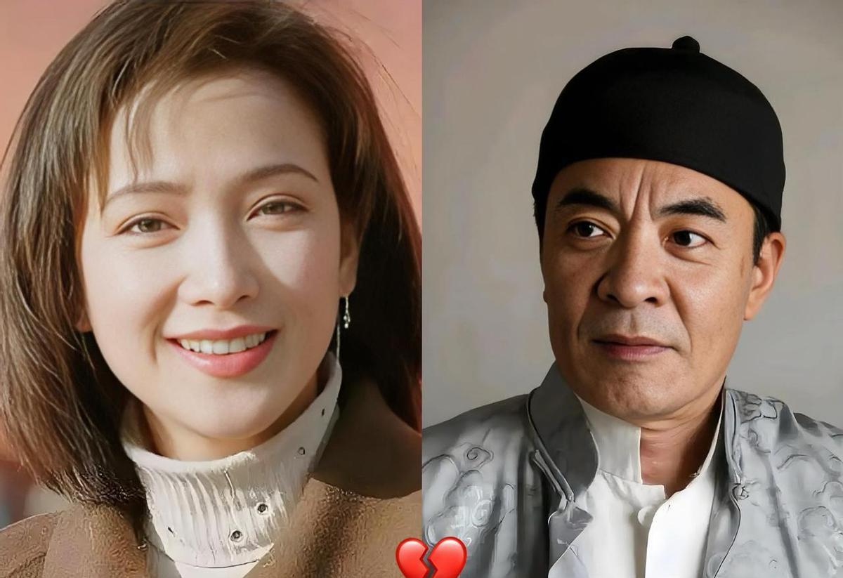 58岁，刘威被人拍到在菜市场挑西红柿。手上沾着泥，裤脚卷着边。1995年，何