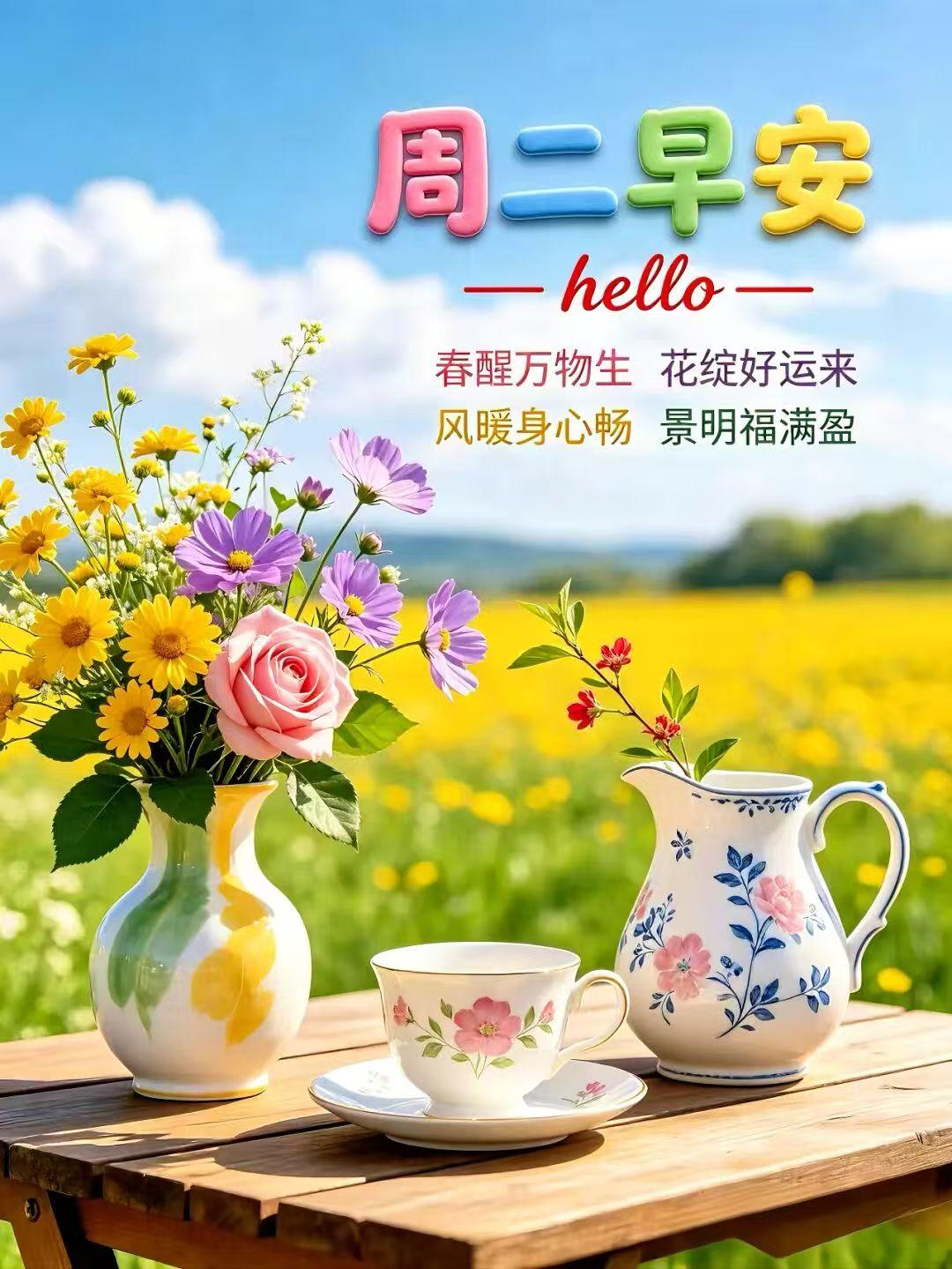 一缕清风带走心中烦闷，一份祝福坚守不变心意。满心诚挚送上日常祈愿，愿你每日心情舒