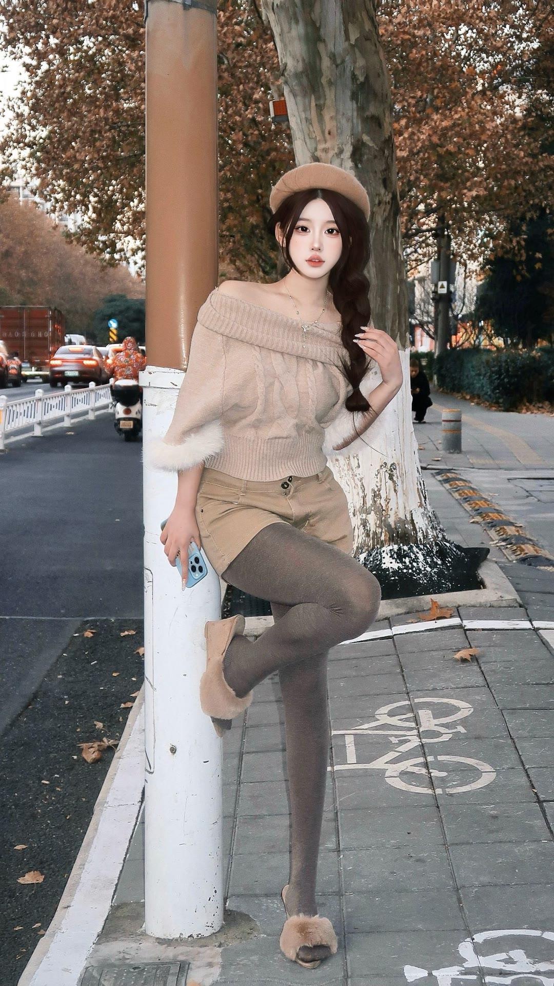 优雅自信穿搭分享光腿神器