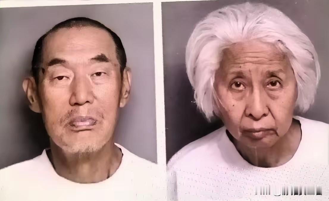 网上的近日加州停车场涉嫌击毙女婿的华人夫妻真容，77岁的张某某和同岁妻子陈某某。