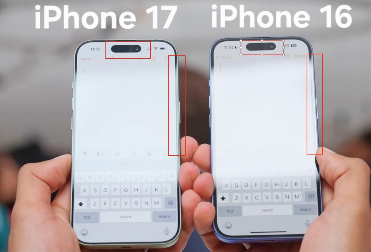 果然，iPhone17系列的超瓷晶面板2全系都有的抗反射镀层是效果不太明显的，所