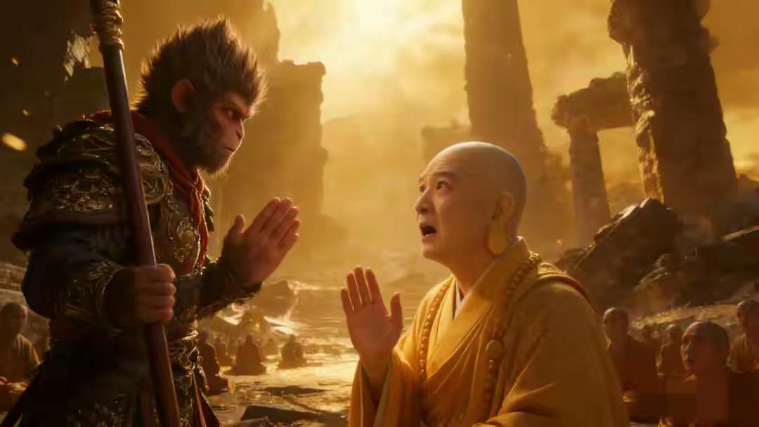 孙悟空大闹灵山碎尽诸佛金身，如来俯首:他不是妖猴灵山雷音古寺，素来祥云缭绕