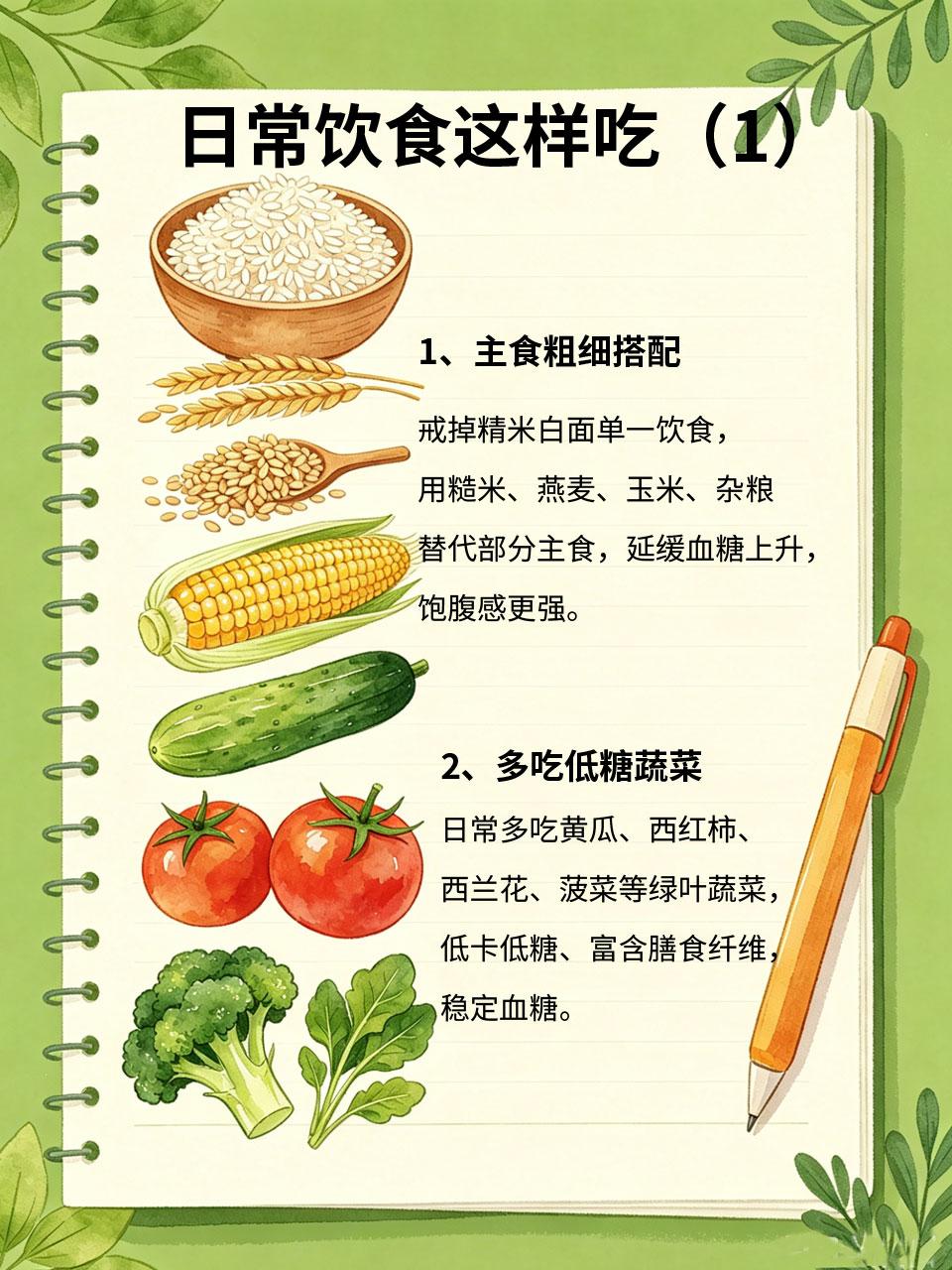血糖偏高不用愁，日常饮食这样吃血糖偏高无需过度焦虑，除了遵医嘱调理，日常饮食管