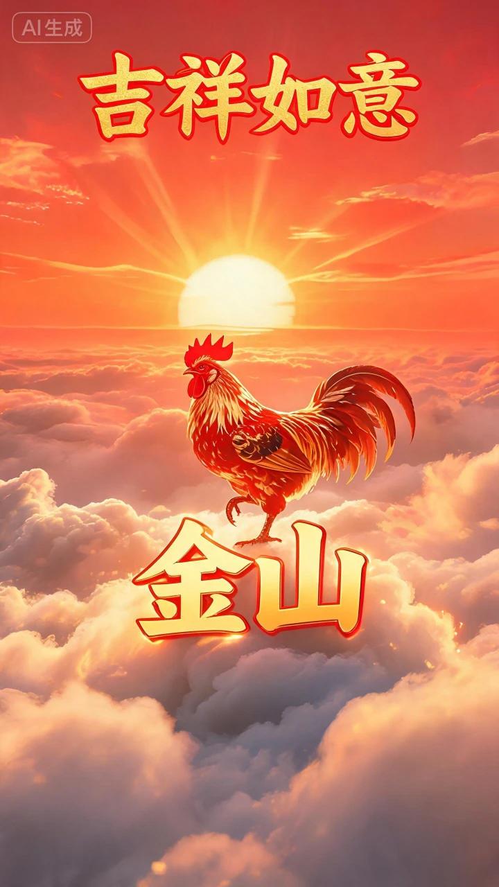 接金山、接大财！愿属鸡的朋友们往后日子财源滚滚、顺风顺水，生活越来越红火！🙏