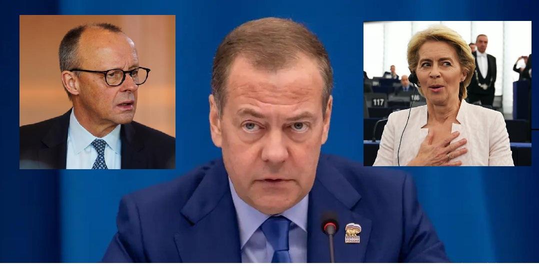 梅德韦杰夫扬言要“抓捕德国总理”，德国憋了一周，终于回应了！现在，默茨安保拉满却