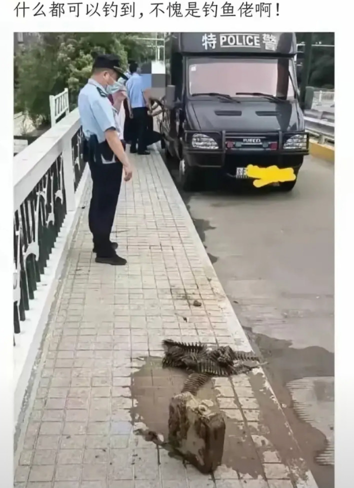 什么都可以钓到，不愧是钓鱼的大佬。