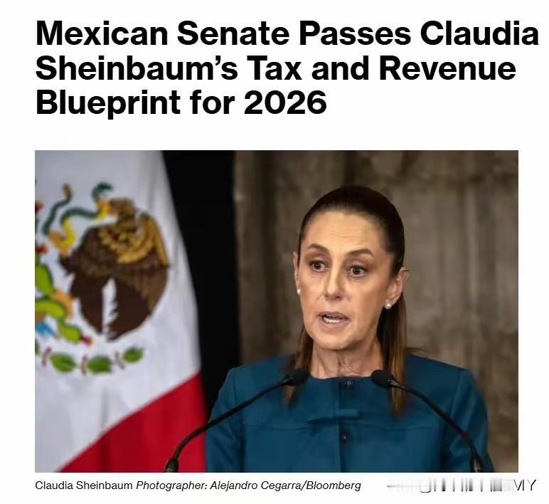 墨西哥正式敲定要对中国加征关税了！10月29日，墨西哥参议院通过了2026年预算