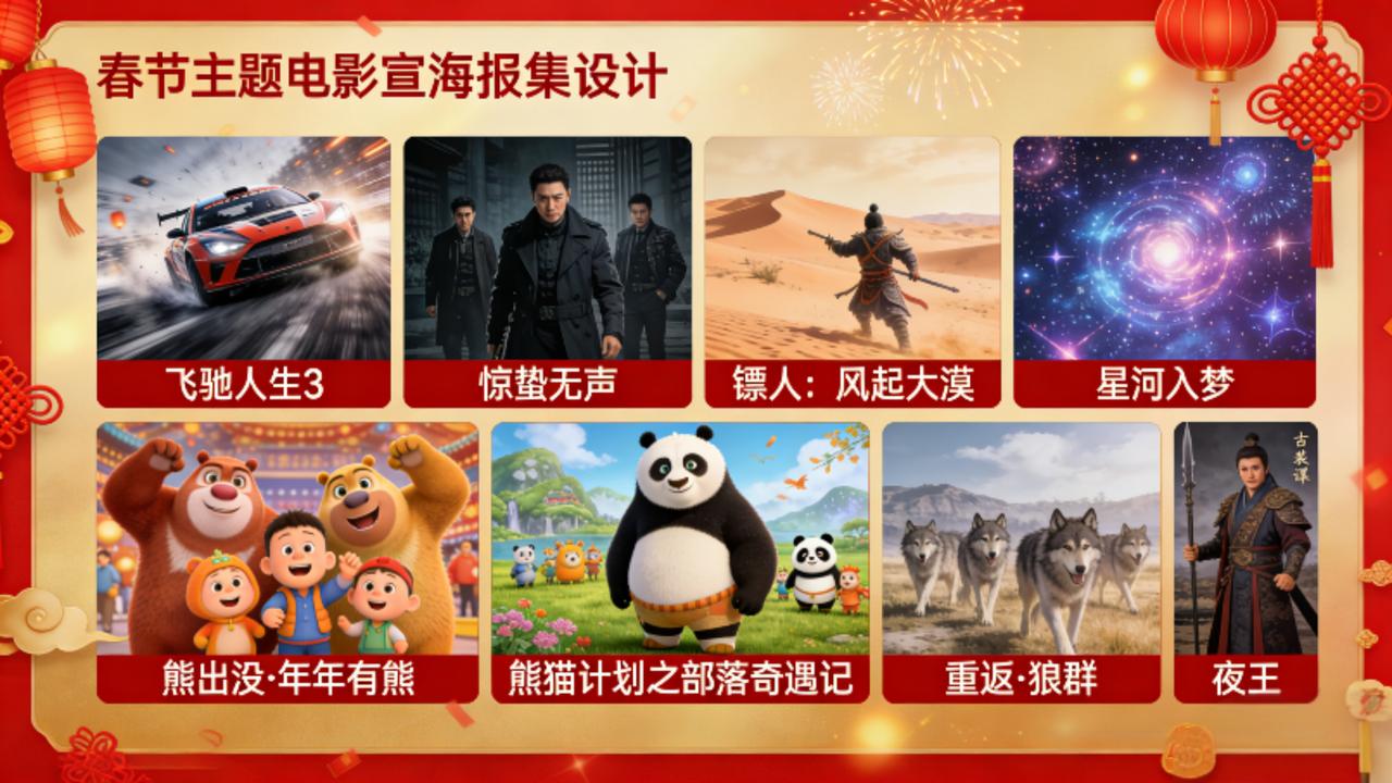 8部大片定档2026春节档！9天超长假期，神仙打架谁能封神？2026春节档