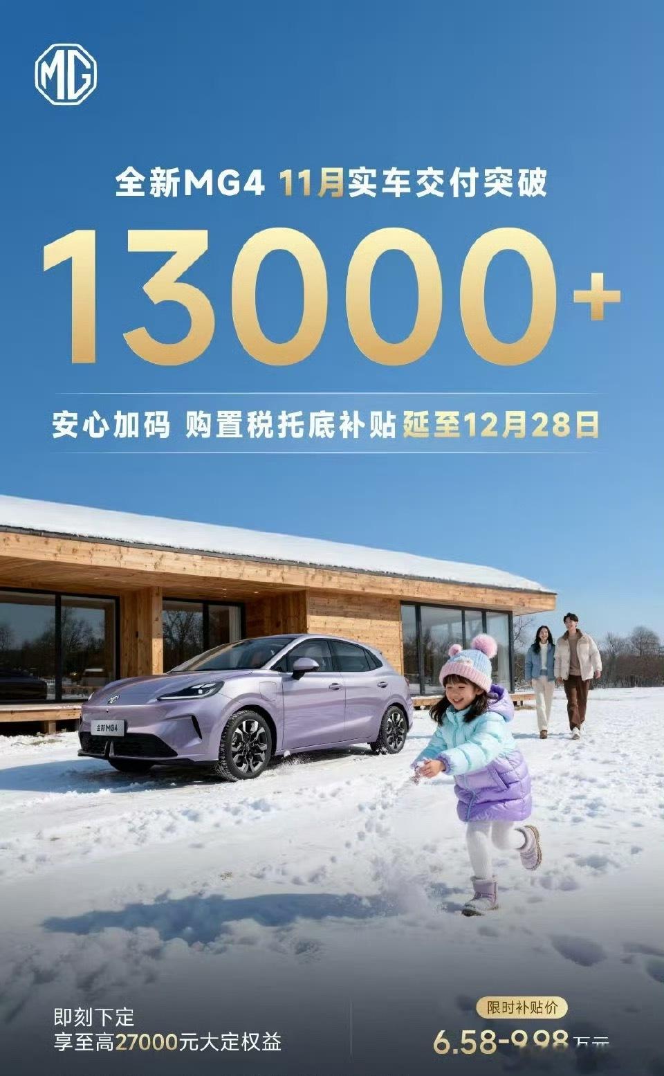 MG4卖得不错，产品力在线，售价厚道好货不愁卖，现在愁产量