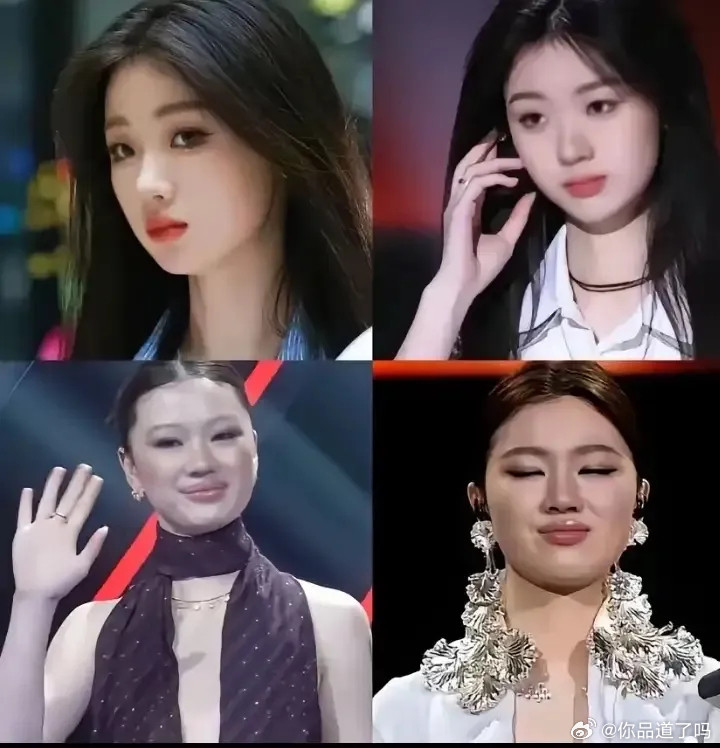 早期的单依纯真的挺好看，为什么现在变化这么大呢？是吃胖了吗？特别是嘴巴👄……