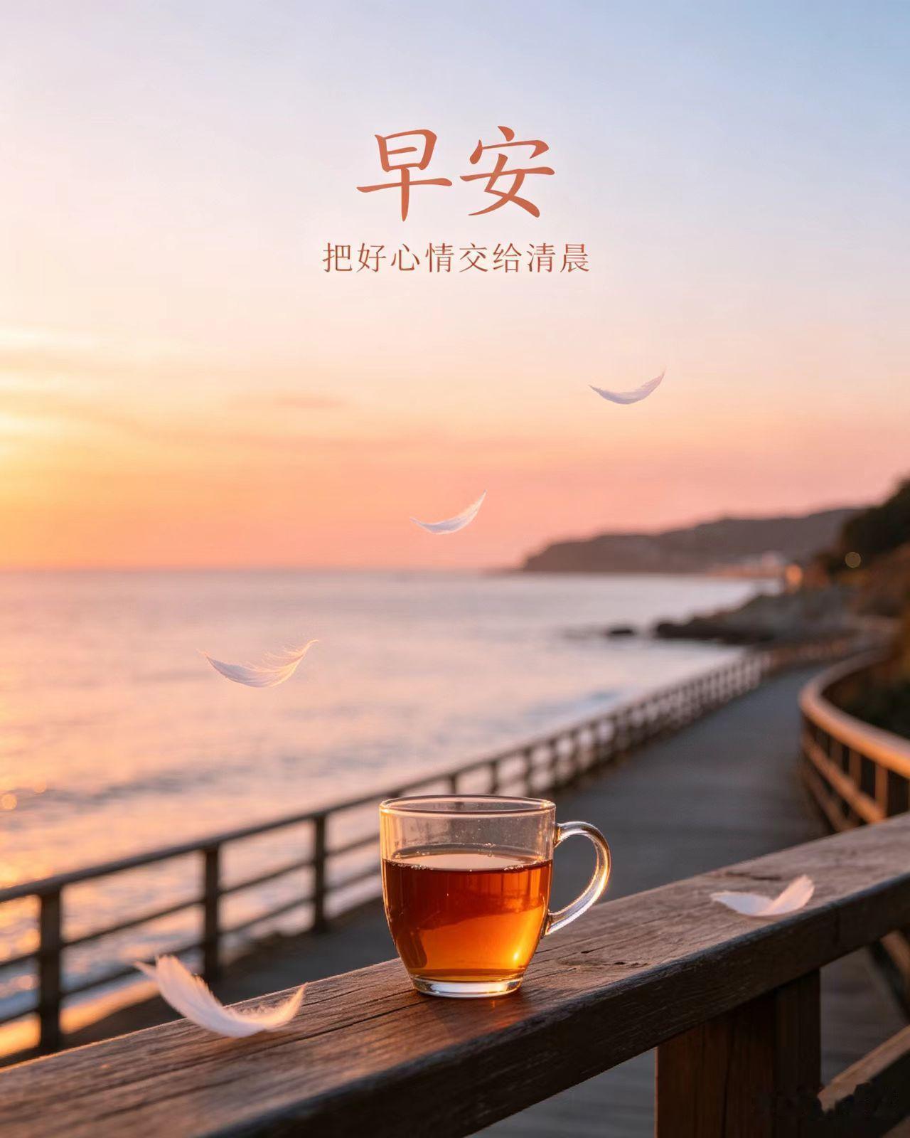 早上好！🌹🌹 放平心态慢慢前行，不纠结过往不焦虑未来，珍惜当下每一
