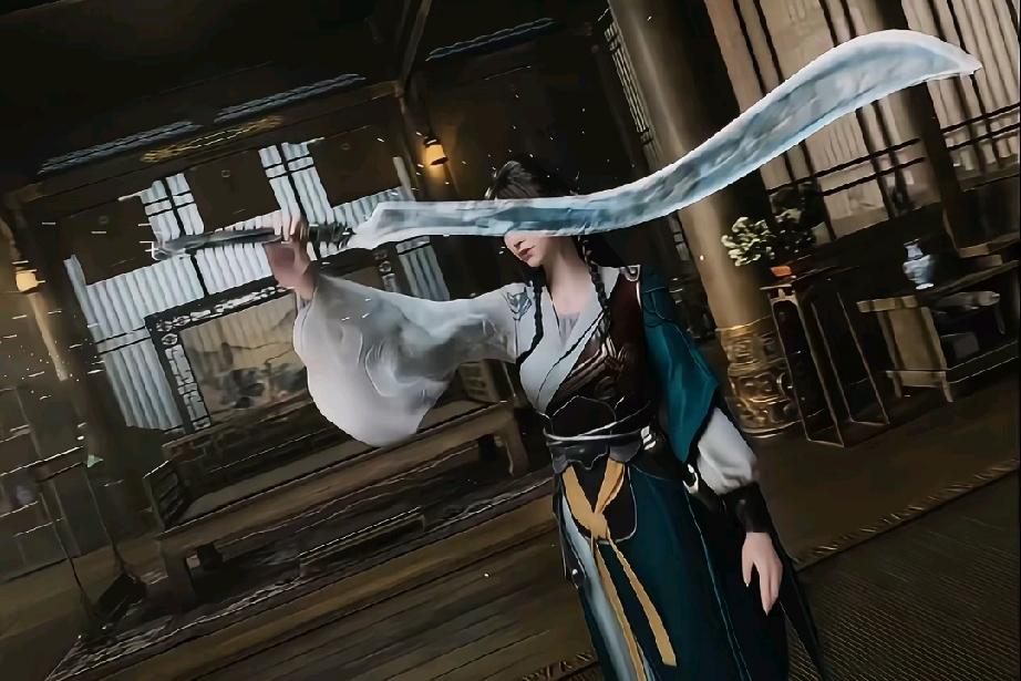 《凡人修仙传》192集：韩立要看李缨宁的刀，李缨宁竟然耍了个刀花，把刀插在了地上