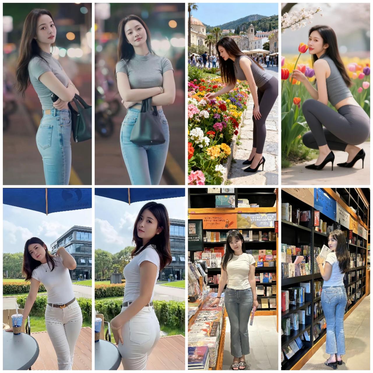 我不看路，只看你我不看花，只看你我不看云，只看你我不看书，只看你我看手机