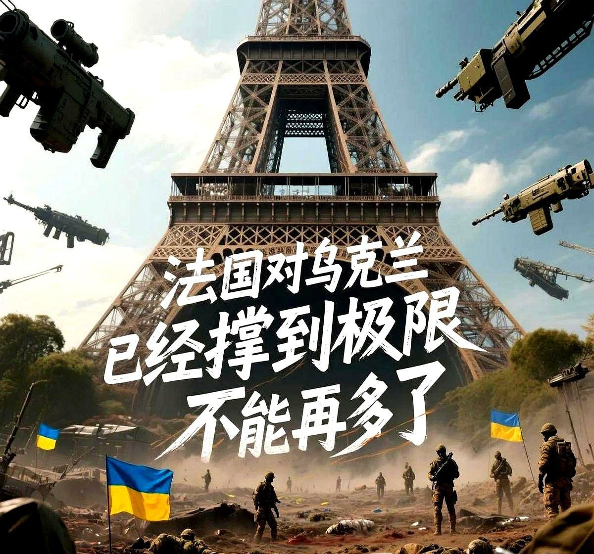 马克龙说没货了法国百姓真难嘿，你敢信不？马克龙大声说了