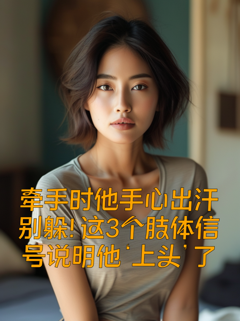 牵手时他手心出汗？别躲！这3个肢体信号说明他‘上头’了