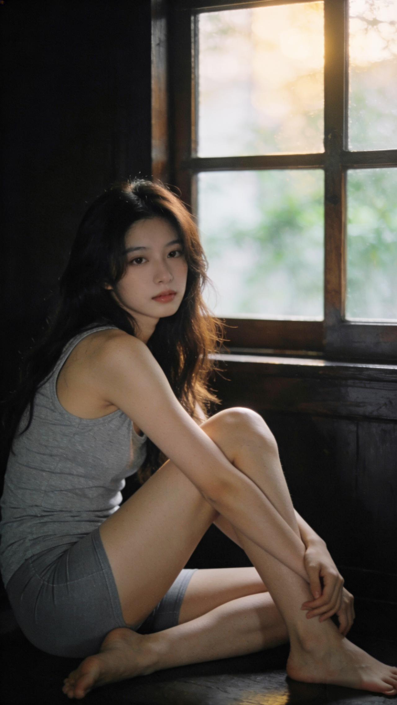 阳光洒给她的微笑女生怎么穿搭会看着很温柔?拍人像生活照穿什么时装好看温柔女