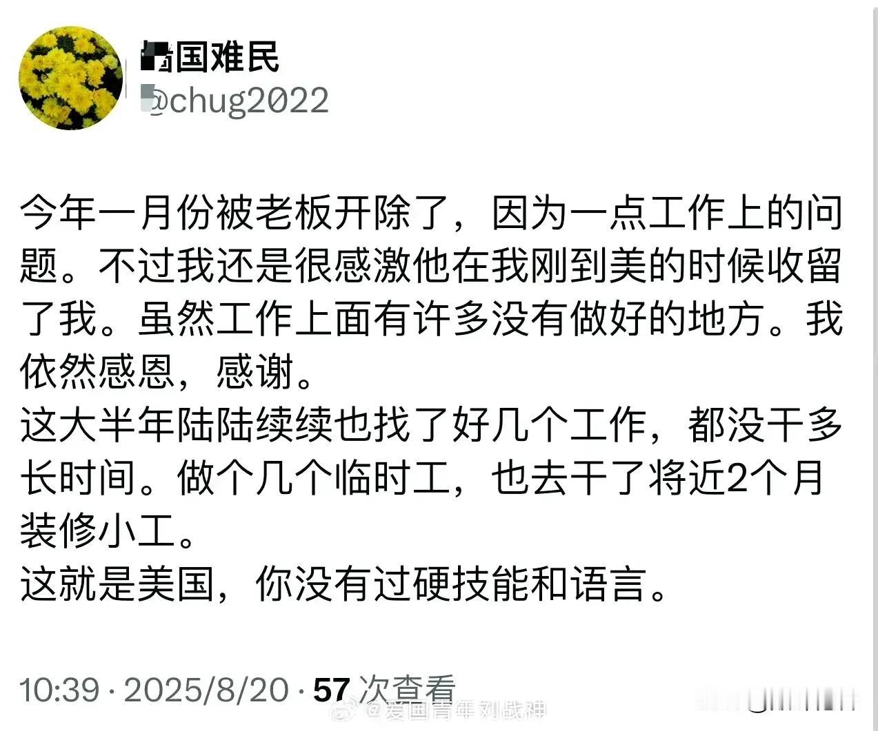认知迷途：当“怀才不遇”的幻梦撞碎在现实围墙某些怀着移民梦的人始终不愿承认一