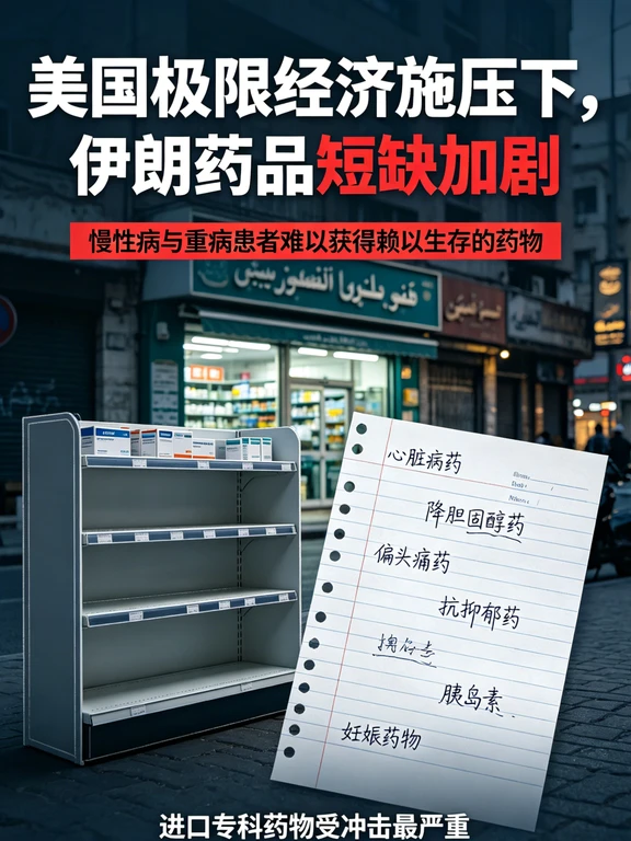 💊伊朗"救命药"危机：谁在为博弈买单？