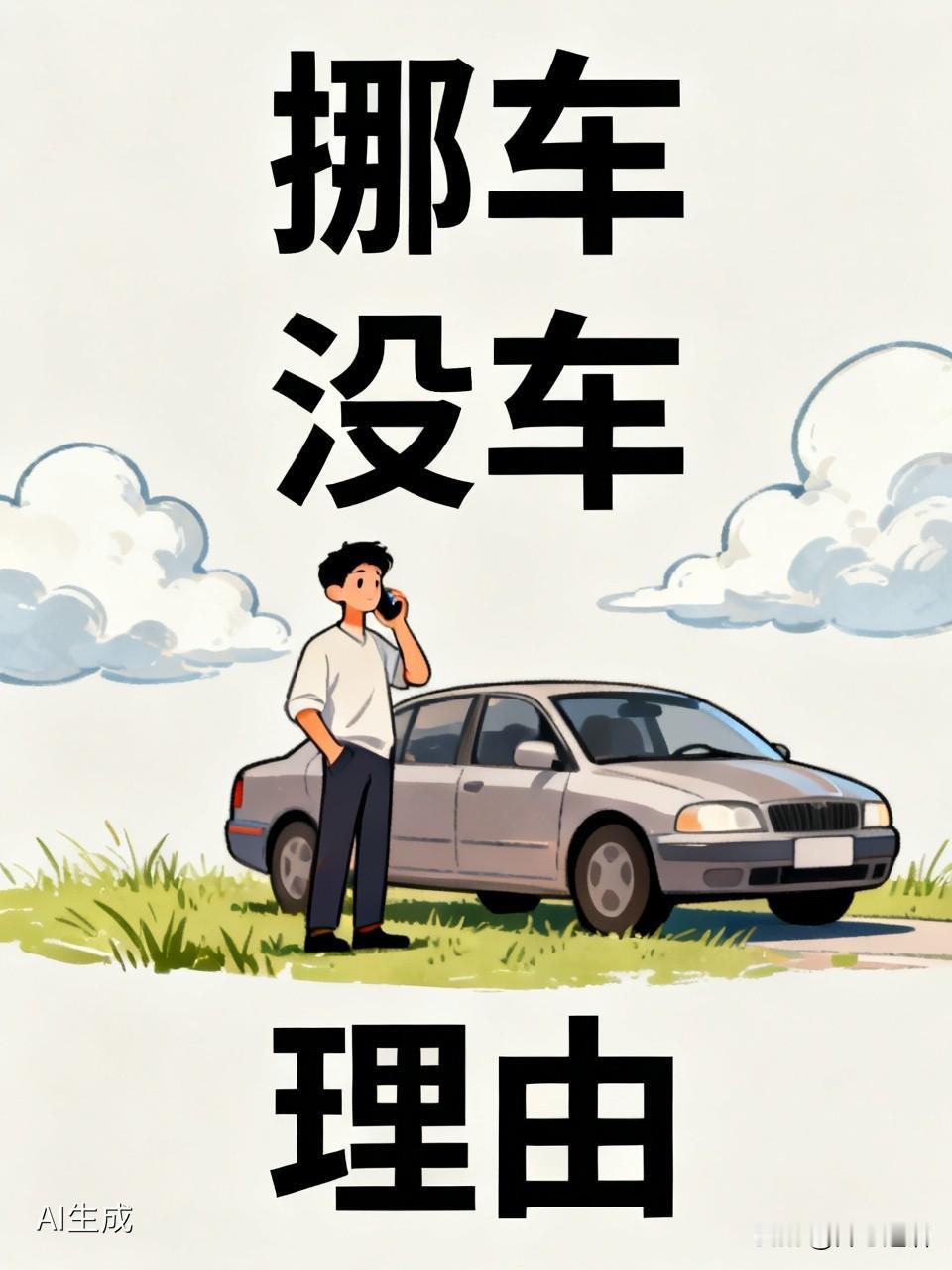 丈夫手机突然响了，妻子说开免提。对方：你好，麻烦下楼挪一下你的大奔，挡路了丈