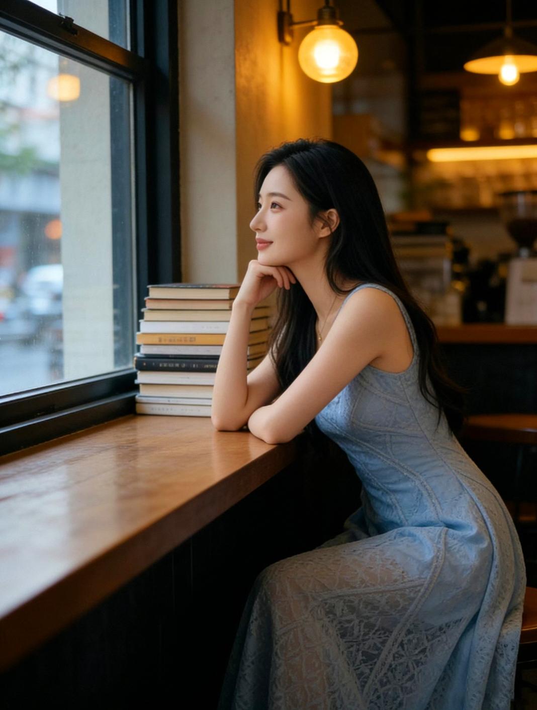 窗台沉思沁书香，静享午后好时光。晒图笔记大赛你见过最有气质的女人是谁记录我的