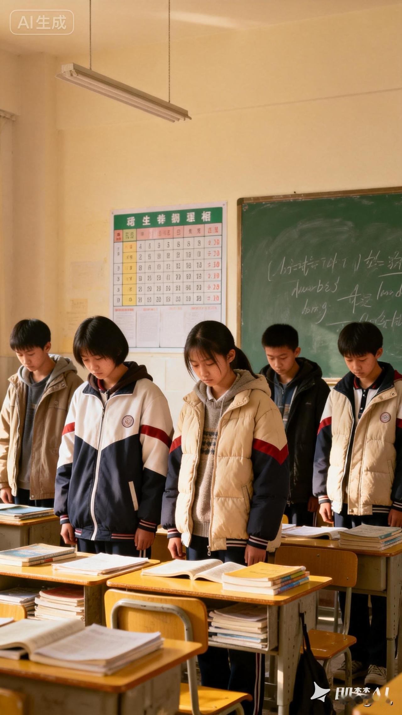 三天假你都干什么了老师们今天都纳闷一查作业站起来一片一下课趴桌子上补觉一