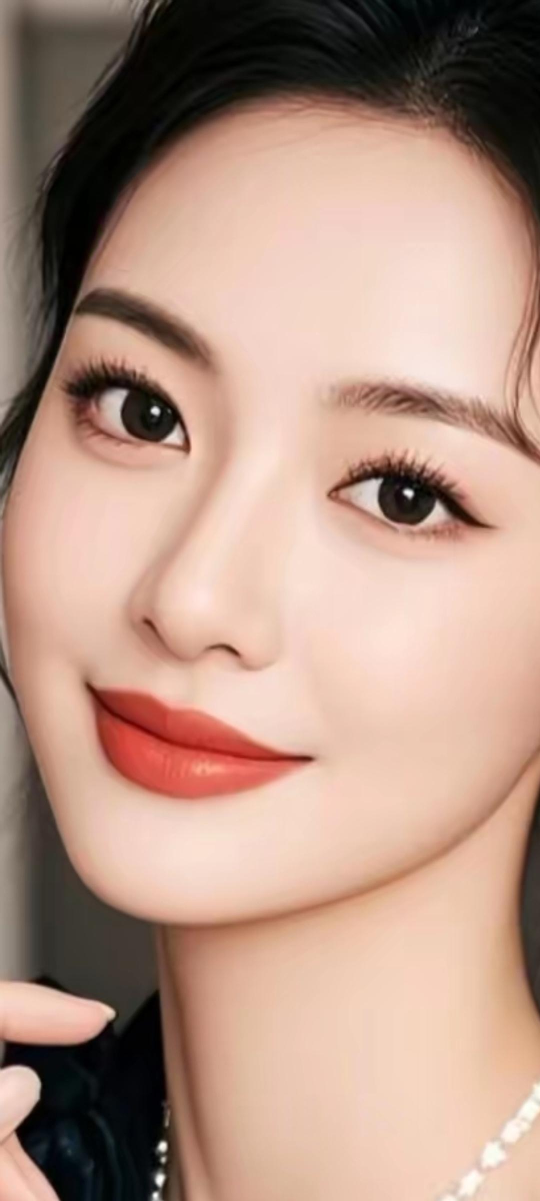 温柔甜美的微笑，优雅气质扑面而来！🌸💄✨