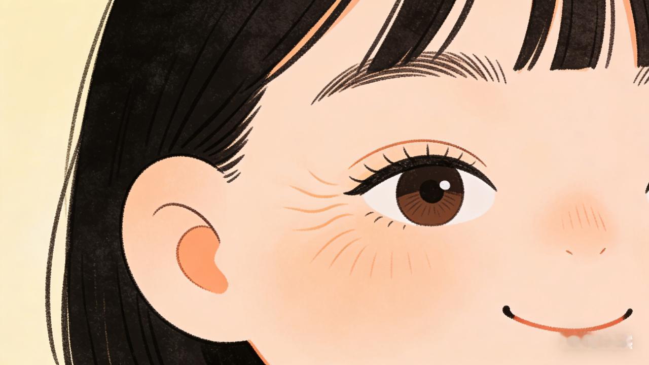 几个面相小知识：“1.鱼尾纹特别多的人，说明这个人一直活的特别高兴2.